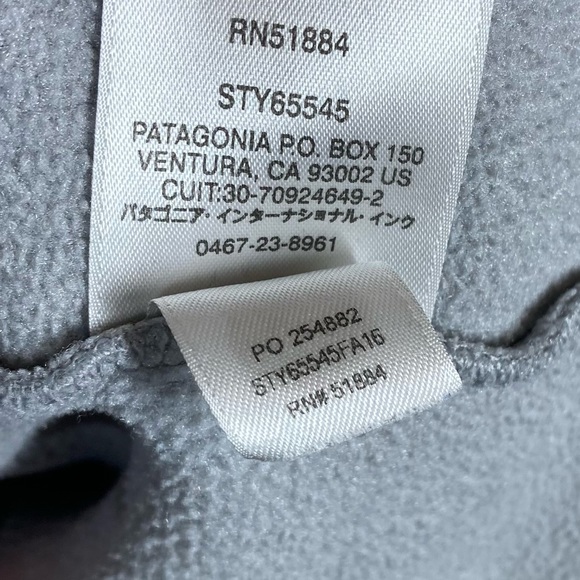 Patagonia Girls’ Lightweight Synchilla Snap-T Fleece Pullover Gray Pink M 10 - Picture 8 of 9